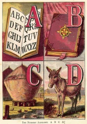 Das Kinderalphabet, A, B, C, D